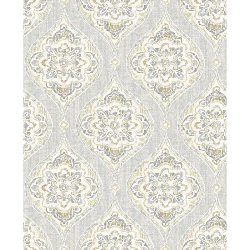 Sample 2821-25149 Folklore. Adele, Light Grey by A-Street Wallpaper