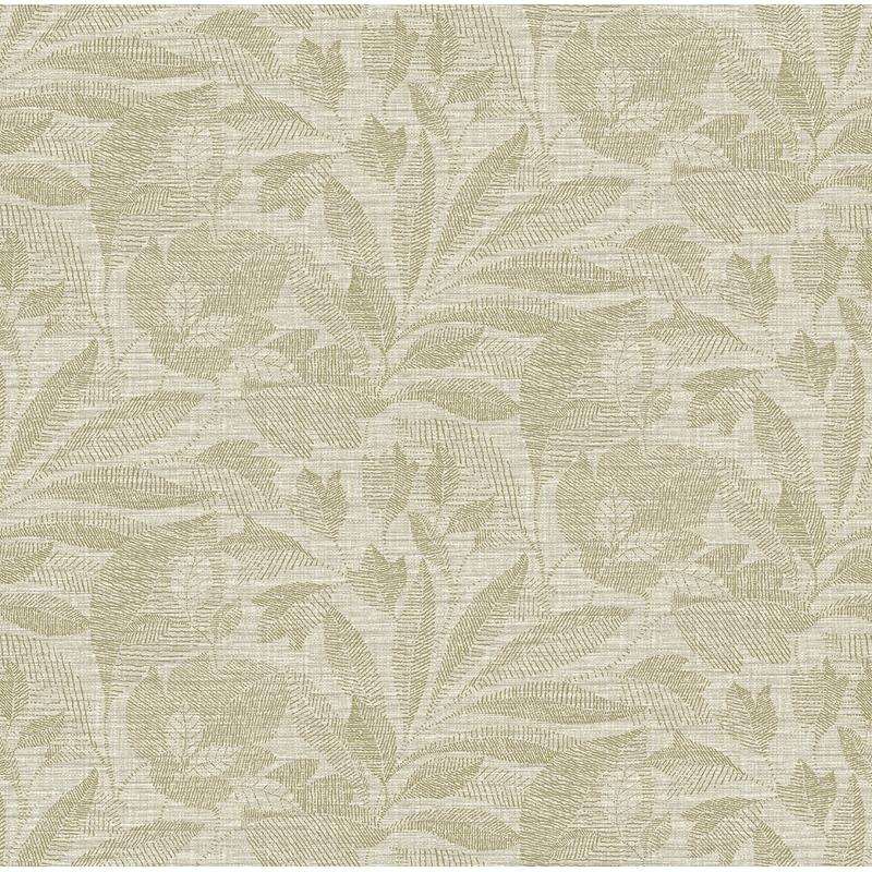 Save on 2972-86150 Loom Lei Gold Leaf Wallpaper Gold A-Street Prints Wallpaper