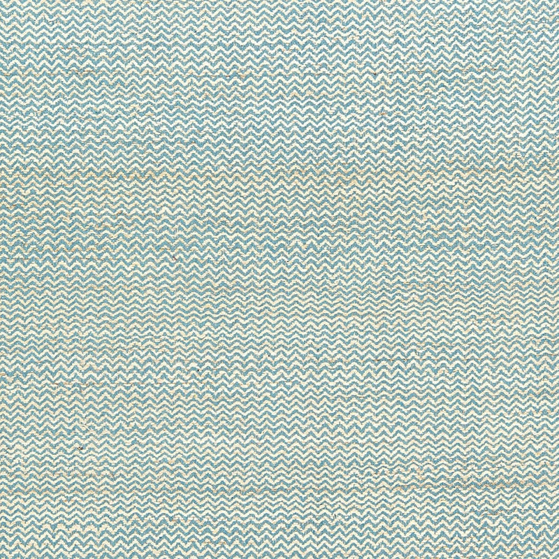 Purchase sample of 65834 Alhambra Weave, Sky / Ivory by Schumacher Fabric
