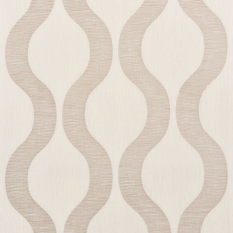Purchase sample of 73220 Ondata, Natural by Schumacher Fabric