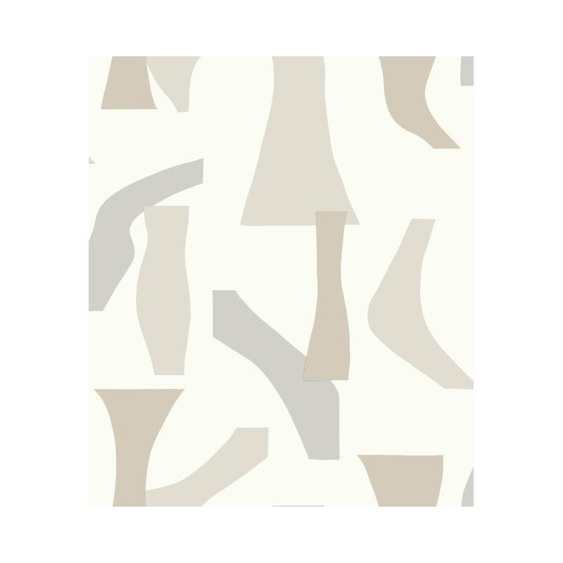 Sample PSW1056RL Geometrics, Geometric Neutral Peel and Stick Wallpaper