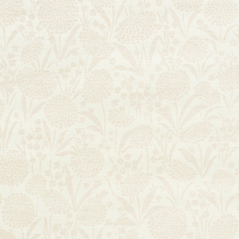 Shop 5009781 Chrysanthemum Sisal Blush Schumacher Wallpaper