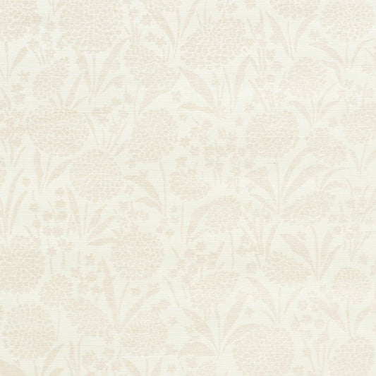 Shop 5009781 Chrysanthemum Sisal Blush Schumacher Wallpaper
