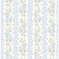Sample AST4171 LoveShackFancy, Blooming Heirloom Blue Romance Rose Stripe by A-Street Prints Wallpaper
