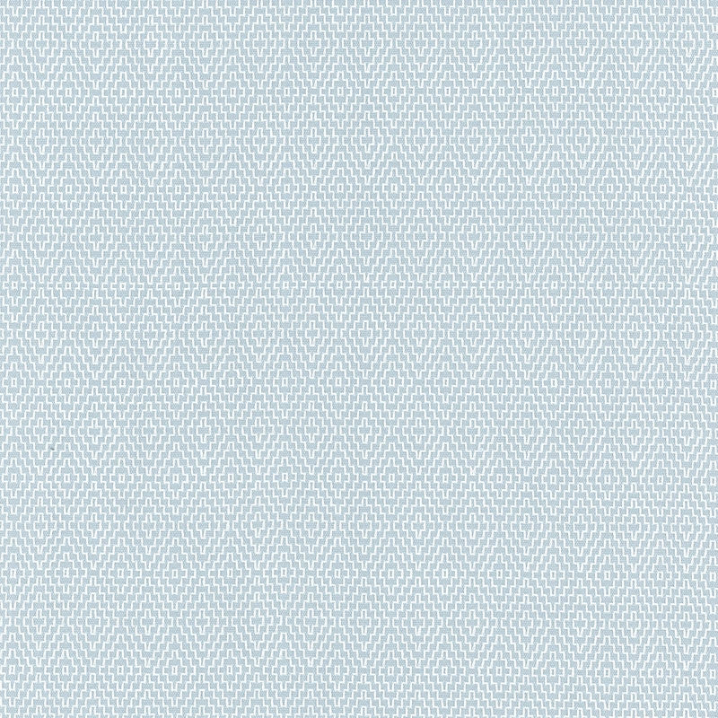 Purchase sample of 62532 Hampton Court Diamond, Aqua by Schumacher Fabric