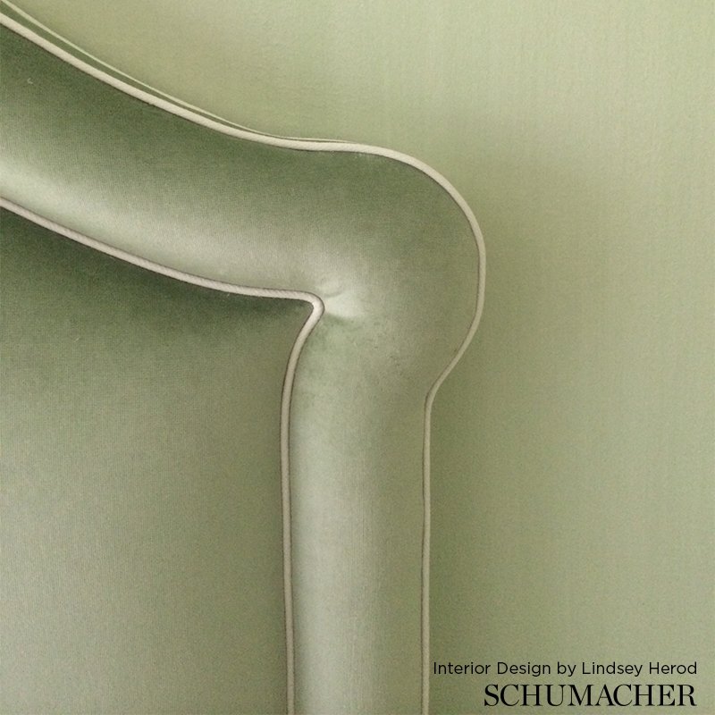 Order 64561 Schumacher Gainsborough Velvet Split Pea Fabric