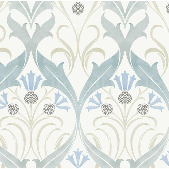 Looking AC9171 Pine Cone Ribbon Arts and Crafts by Ronald Redding Wallpaper