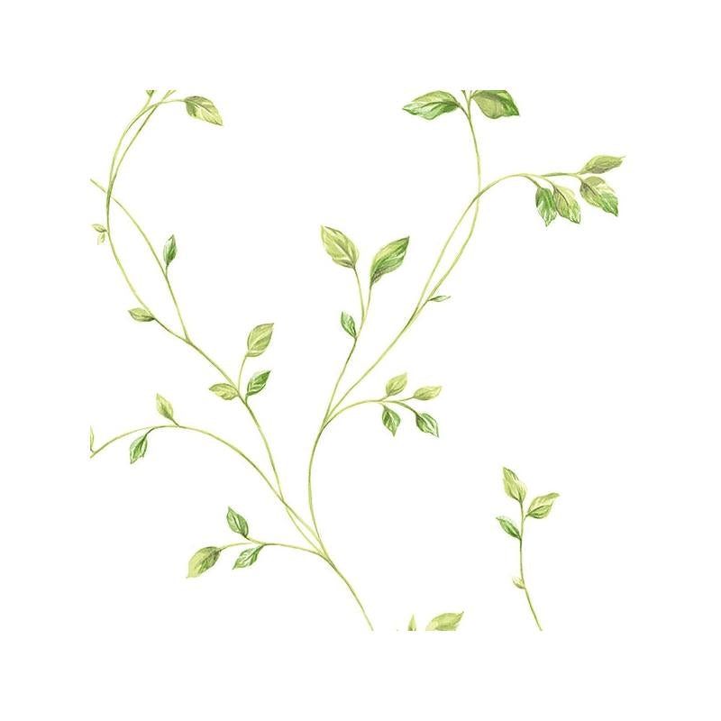 Sample KC28550 Green Floral wallpaper Norwall Wallpaper