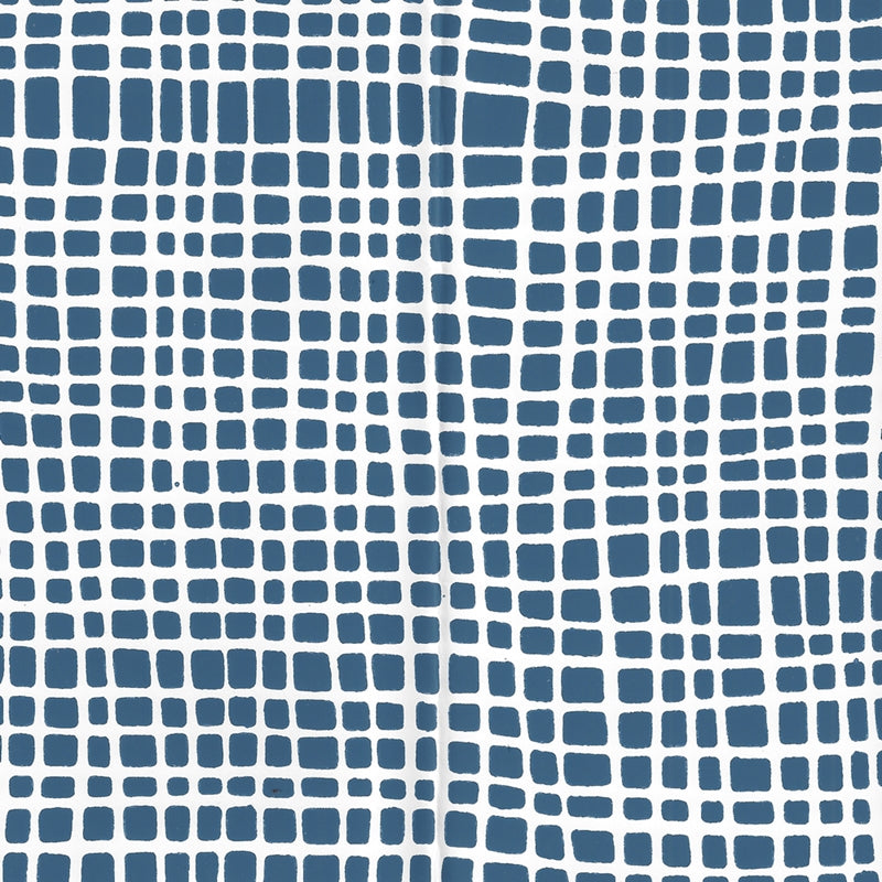 Shop AP403-12PV Criss Cross Navy on White Vinyl by Quadrille Wallpaper