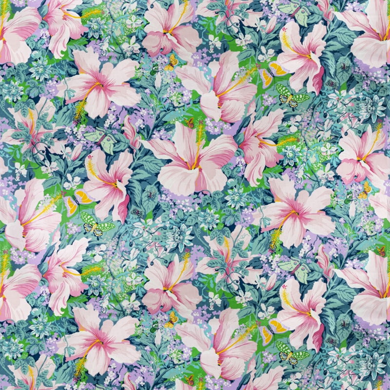 Sample 7317-5 Tropical Collage Vintage Bassett Mcnab By Bassett Mcnab Fabric