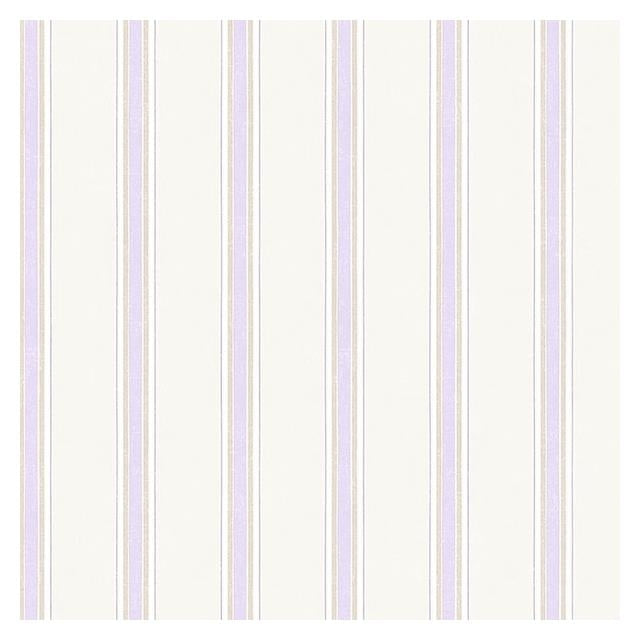 Buy PR33853 Floral Prints 2 Purple Stripe Wallpaper by Norwall Wallpaper