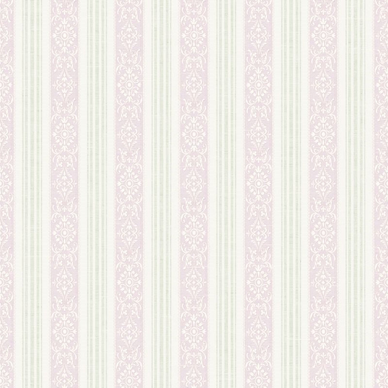 Sample FS50109 Spring Garden Traditional Stripe Wallquest