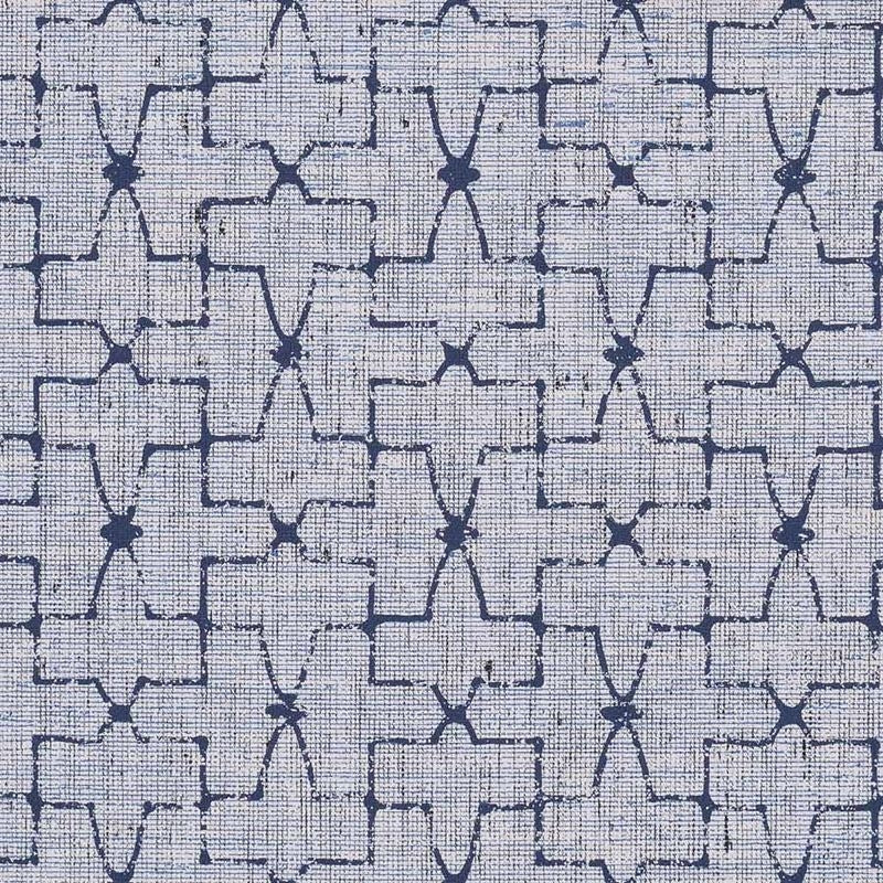 Purchase 7993 Vinyl Gateway Imperial Navy Grasscloth by Phillip Jeffries Wallpaper