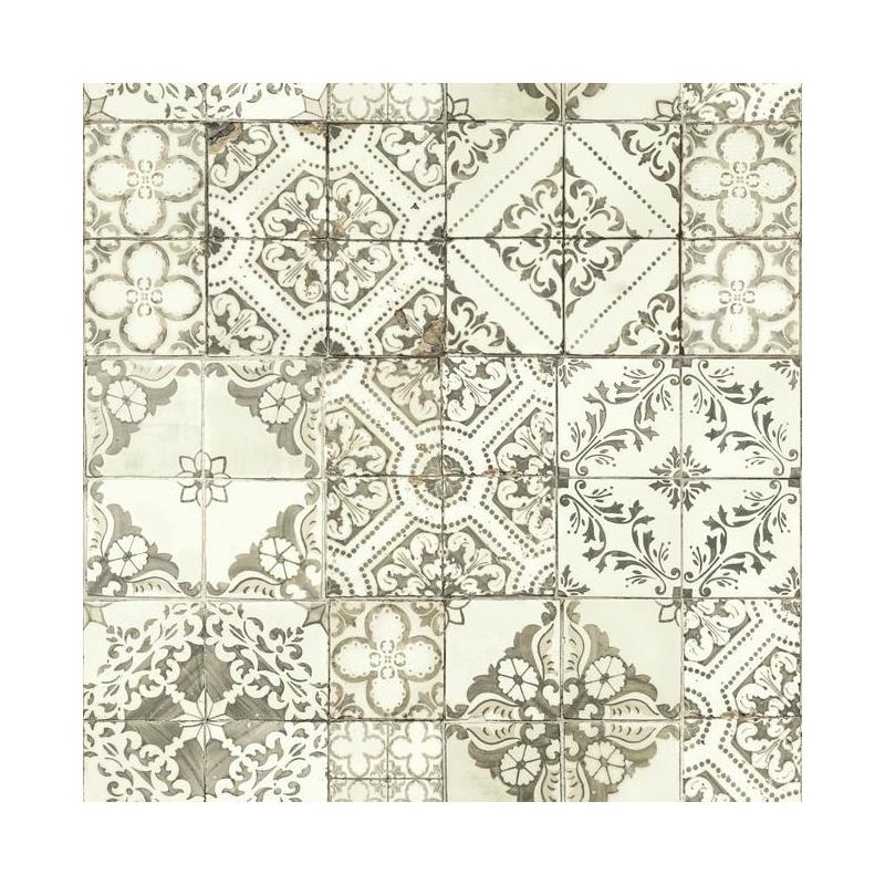 Sample ON1634 Outdoors In, Mediterranean Tile color Neutral Traditional by York Wallpaper