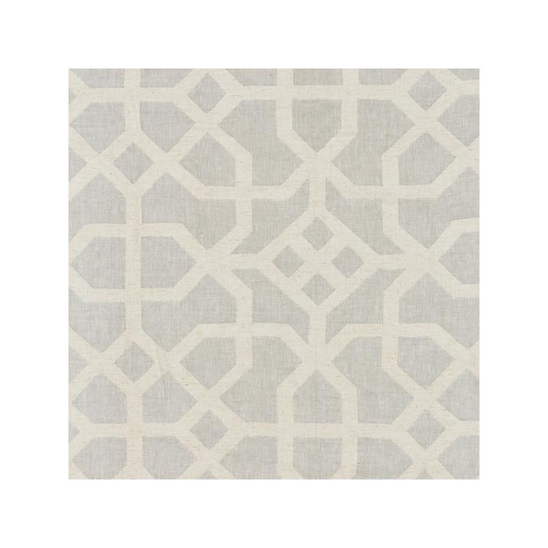 Purchase 27149-003 Linen Lattice Nickel  Greige by Scalamandre Fabric