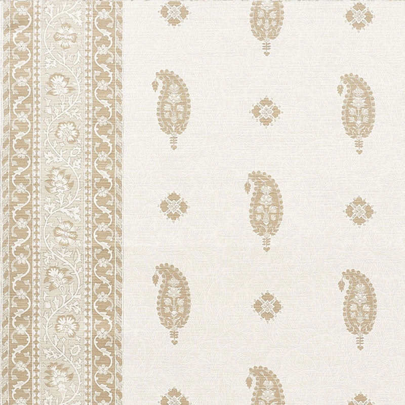 Purchase sample of 177612 Ojai Paisley, Neutral by Schumacher Fabric