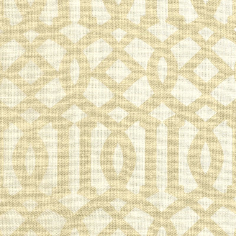 Select 174412 Imperial Trellis Ii Sand / Ivory by Schumacher Fabric