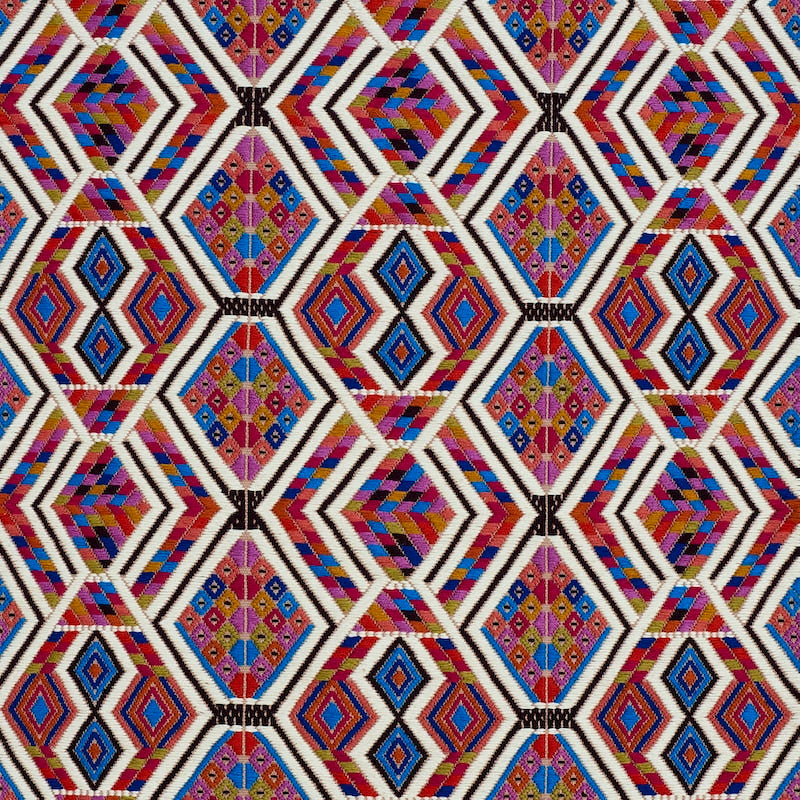 Purchase sample of 79230 Chahal Hand Woven Brocade, Carnival by Schumacher Fabric