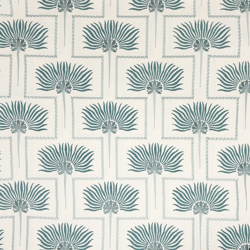Sample Deso-2 Desoto 2 Turquoise By Stout Fabric
