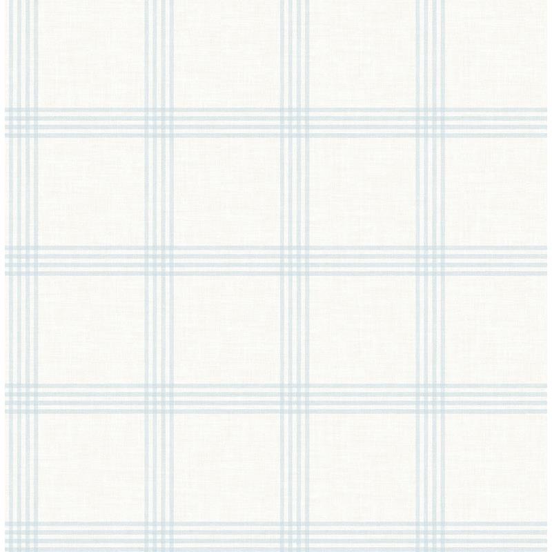 Sample 3115-24475 Farmhouse, Twain Light Blue Plaid by Chesapeake Wallpaper