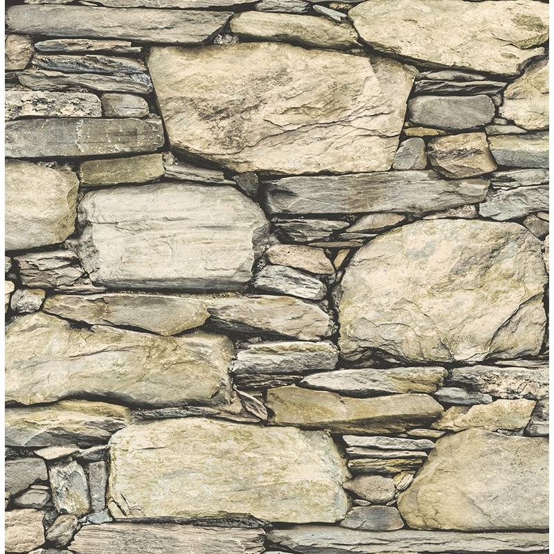 Sample 2922-22317 Trilogy, Cesar Beige Stone Wall by A-Street Prints Wallpaper