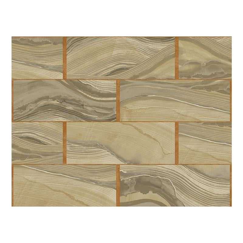 Sample Carl Robinson  CR61006, Northcote color Metallic Gold  Abstract Wallpaper