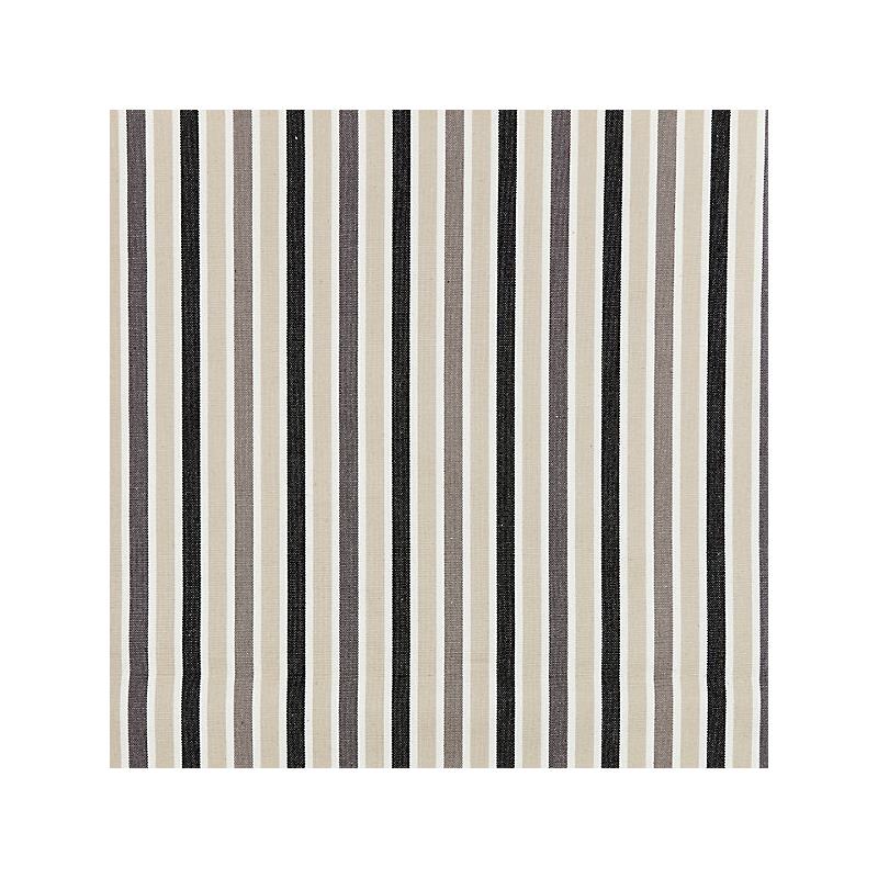 Sample 27114-005 Leeds Cotton Stripe, Stone - Scalamandre Fabric (SC 000527114)