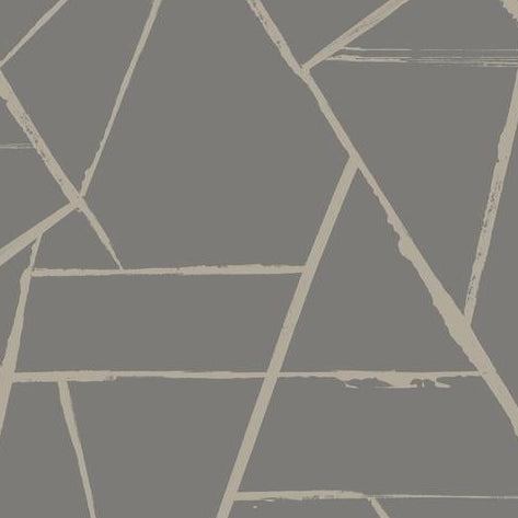 CC1292 Carol Benson-Cobb Signature Grey Metallic Intersect Wallpaper by York Wallpaper