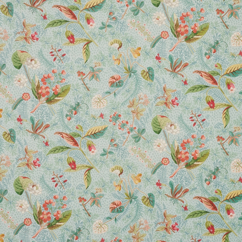 Purchase sample of 180091 Blackwell Linen, Sky by Schumacher Fabric