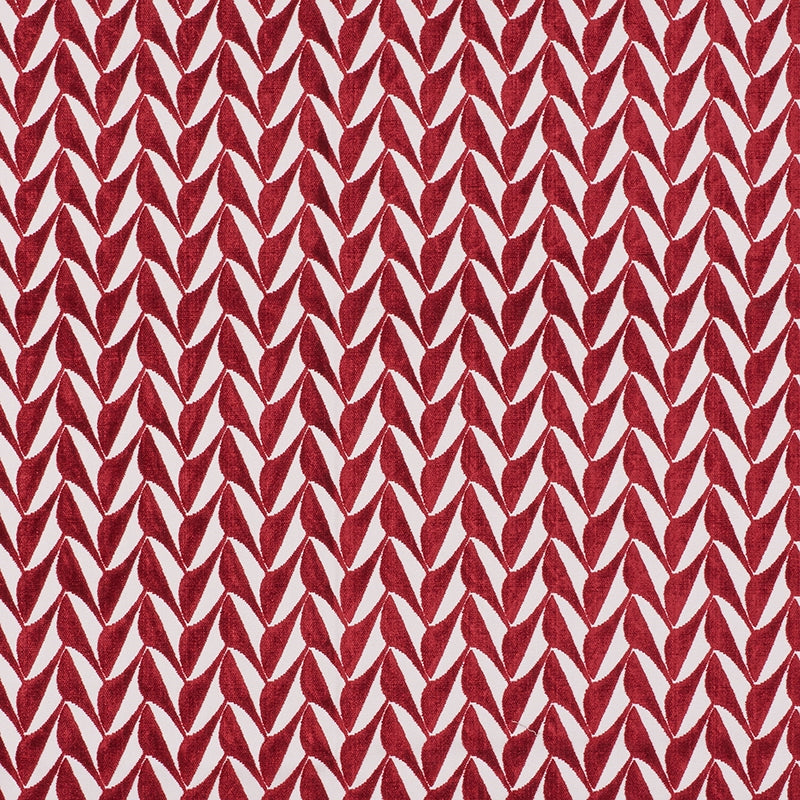 Purchase sample of 71230 Spades, Red by Schumacher Fabric