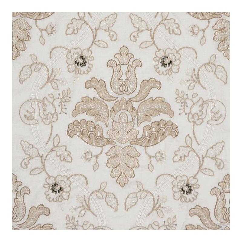 Shop 27033-001 Isabella Embroidery Champagne by Scalamandre Fabric