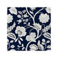 Sample 27151-005 Kensington Embroidery, Navy - Scalamandre Fabric (SC 000527151)