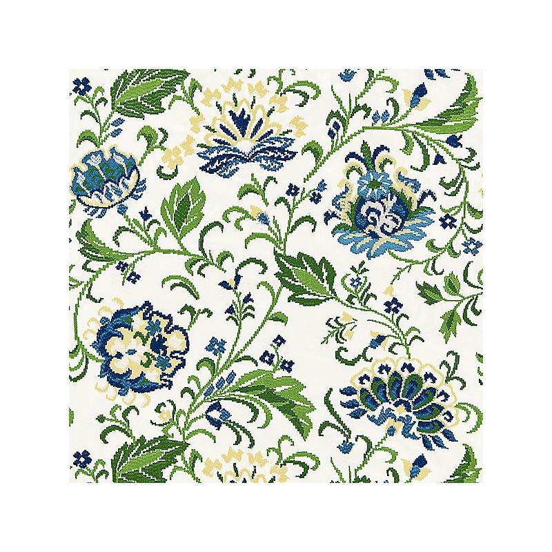 Sample 27173-002 Delphine Embroidery, Jardin - Scalamandre Fabric (SC 000227173)