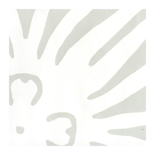 Acquire 2480-13WP Sigourney Reverse Large Scale Gray on White by Quadrille Wallpaper