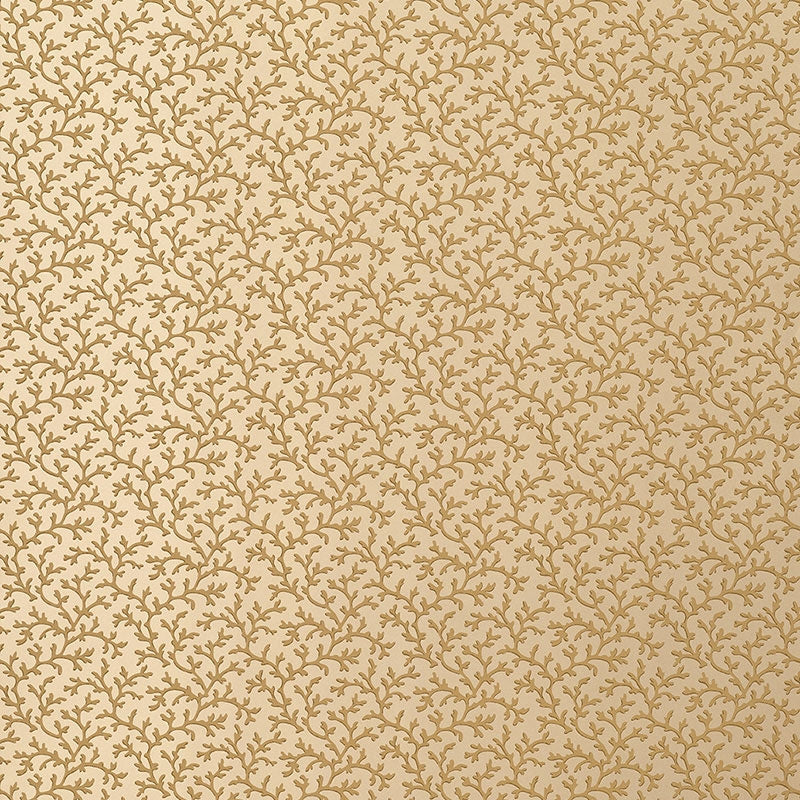 Buy 5004416 Coral Vine Burnished Gold Schumacher Wallpaper