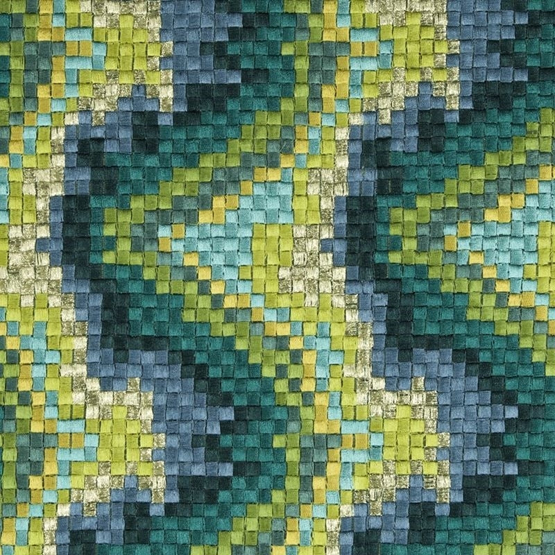 243701 | Copa Mosaic Oasis Green - Beacon Hill Fabric