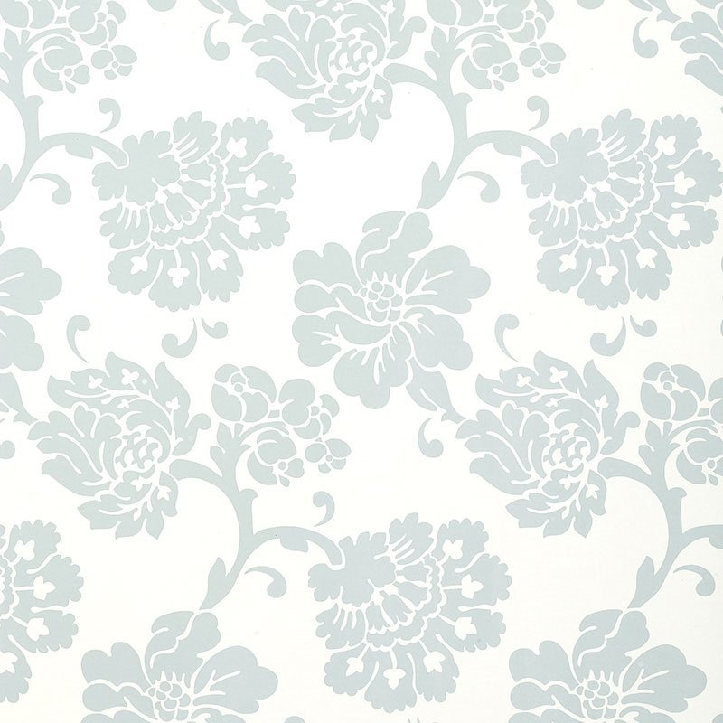 Purchase 5003622 Albero Floreale Aqua Schumacher Wallpaper