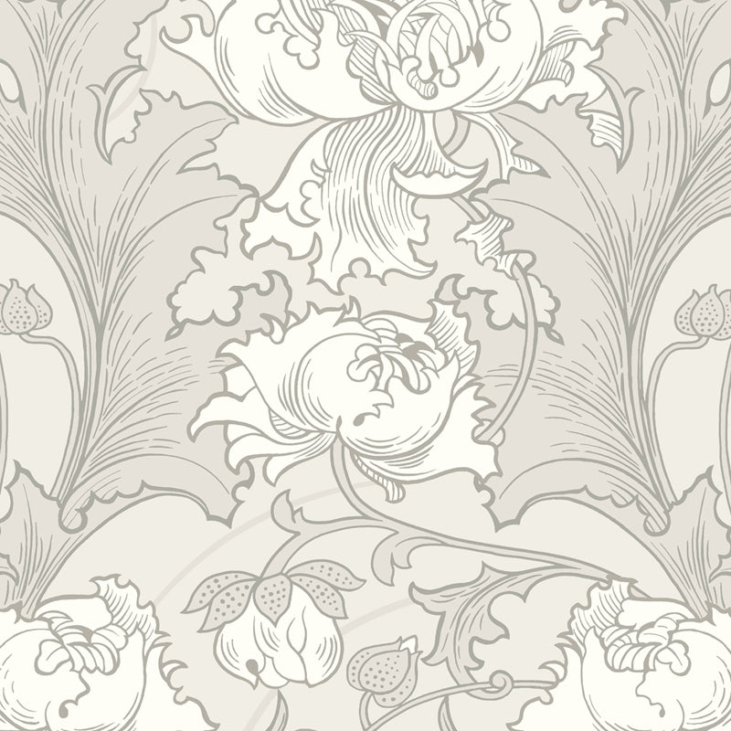 Sample 4540 Siri, Grey By Borastapeter Wallpaper