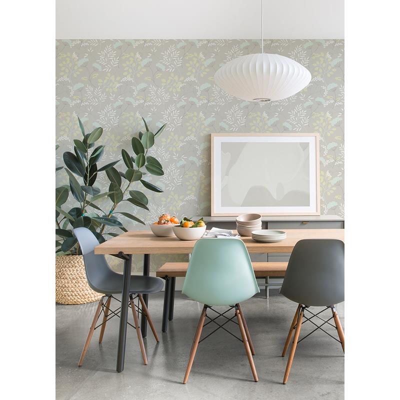 Order 2975-87540 Scott Living II Sorrel Light Grey Botanical Light Grey A-Street Prints Wallpaper