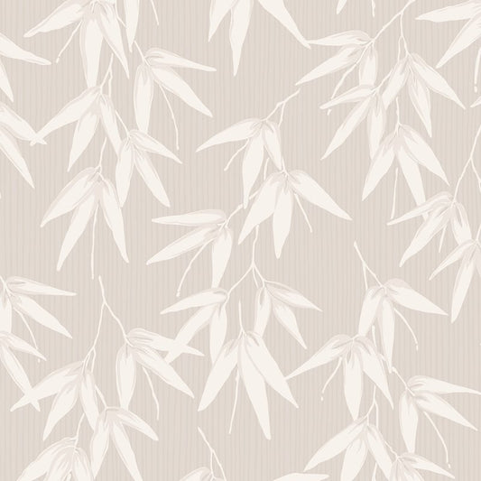 Save 6468 Bamboo Garden Stone Shimmer by Borastapeter Wallpaper