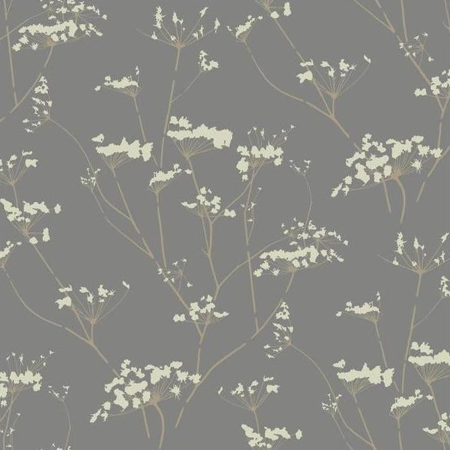 Acquire DN3711 Botanical Dreams Enchanted Silver by Candice Olson Wallpaper
