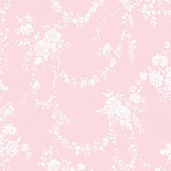 Looking for AST4110 LoveShackFancy Chandelier Gates Easter Pink Floral Drape Pink A-Street Prints Wallpaper