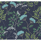 Sample 2975-87541 Scott Living II, Sorrel Navy Botanical by A-Street Prints Wallpaper