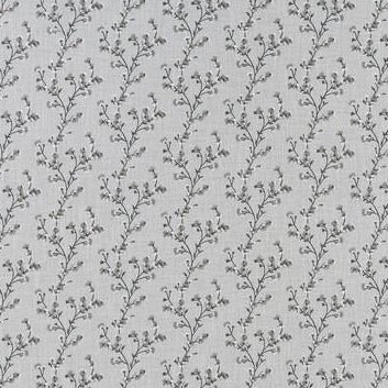 Order F1439/01 Blossom Charcoal Botanical by Clarke And Clarke Fabric