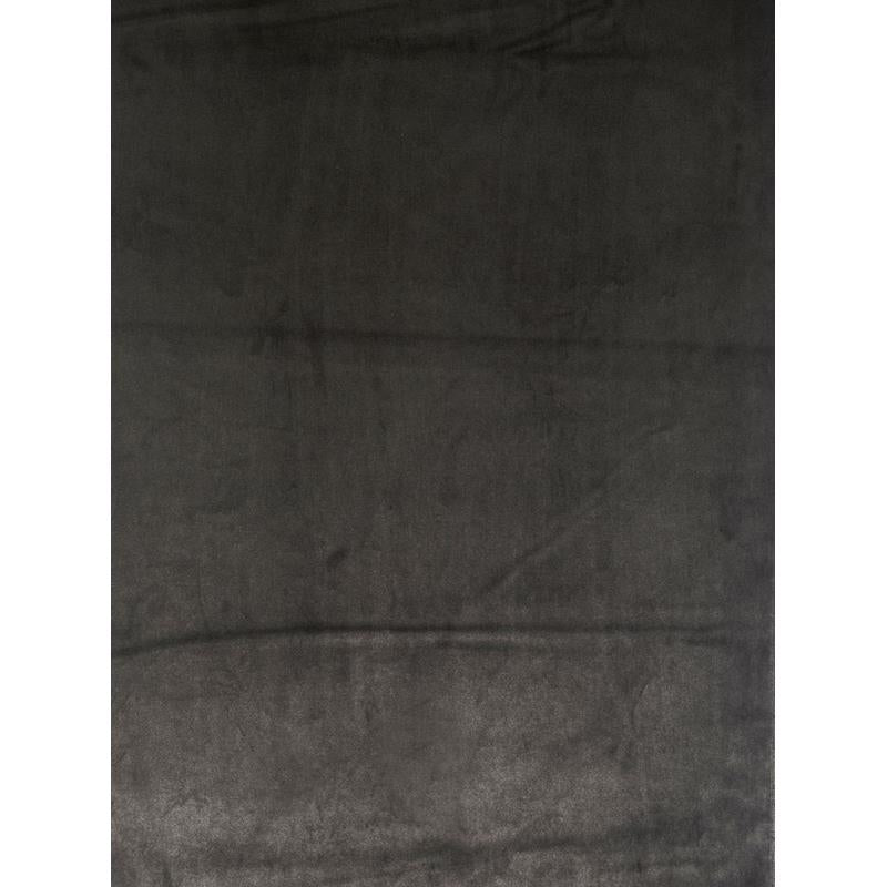 Sample MURANO.09.0 Black Upholstery Solids Plain Cloth Fabric by Kravet Design