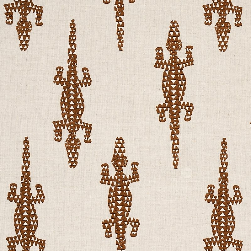 Search 80201 Baracoa Embroidery Brown By Schumacher Fabric