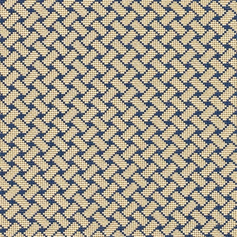 Purchase sample of 63396 Bristol Weave, Blue by Schumacher Fabric
