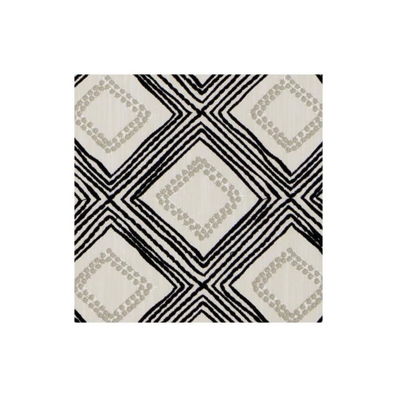 519572 | Da61859 | 698-Black/Linen - Duralee Fabric