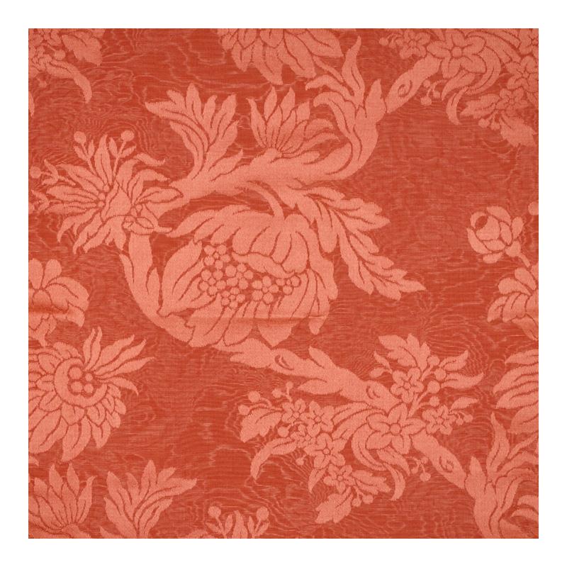 Sample 26695-003 Damas Parc Monceau, Coral by Scalamandre Fabric (SC 000326695)