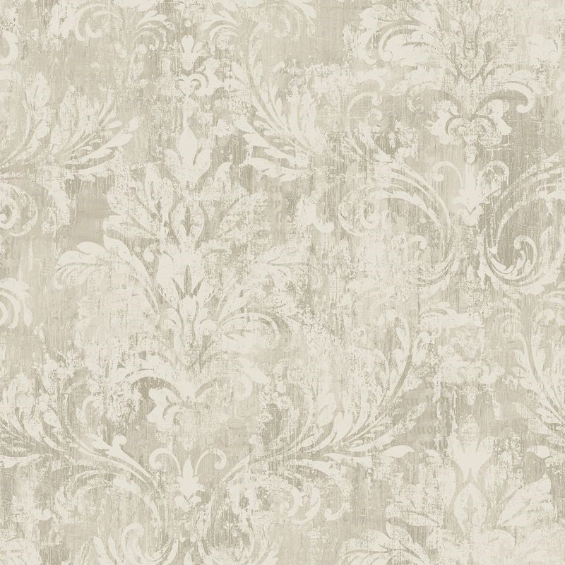 Sample VF30508 Manor House Framed Damask Wallquest